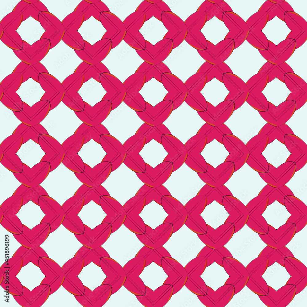 Fototapeta premium Pink rhombus
