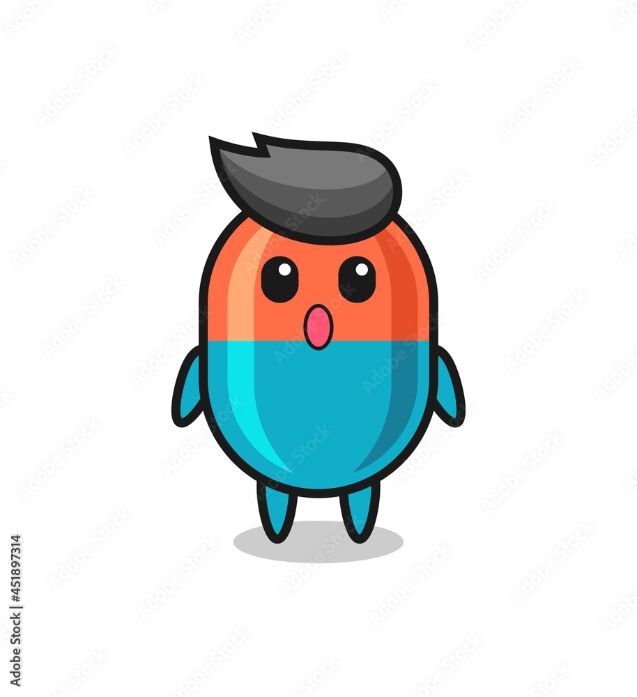 the amazed expression of the capsule cartoon the amazed expression of the capsule cartoon