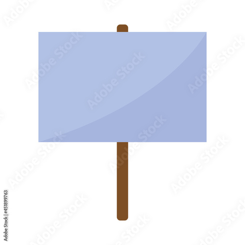 blank placard icon