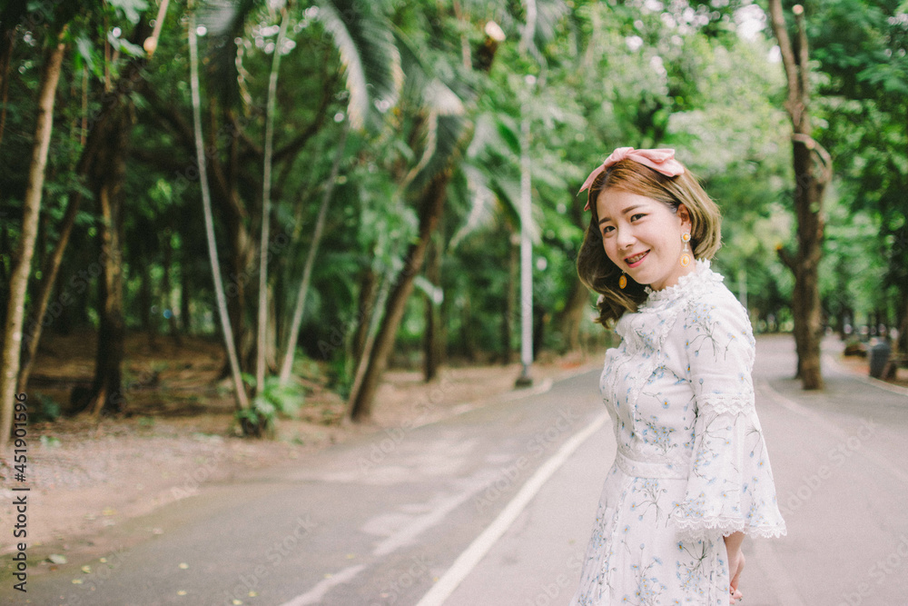 Portrait of a woman decorated in a film style. Portrait of a woman decorated in a film style.