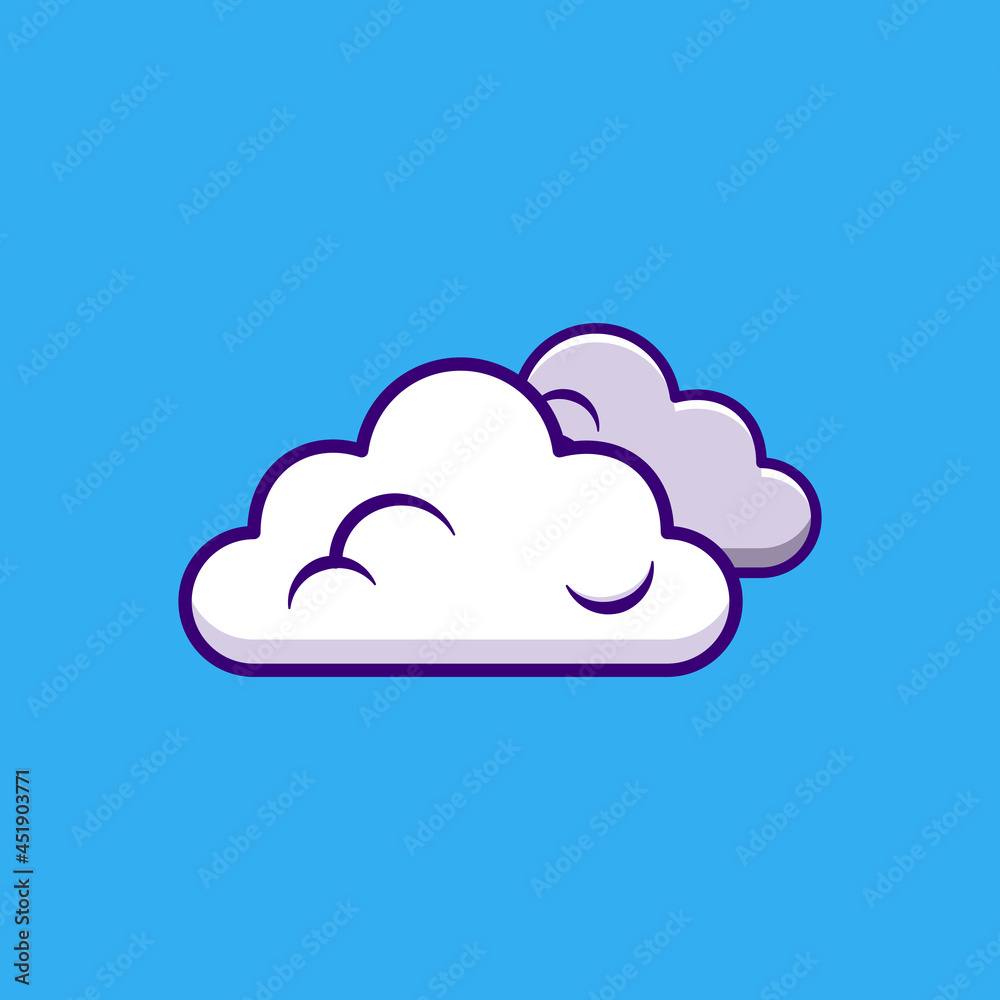 cloud and sun icon or logo isolated sign symbol vector illustration - Cartoon style vector icon cloud and sun icon or logo isolated sign symbol vector illustration - Cartoon style vector icon