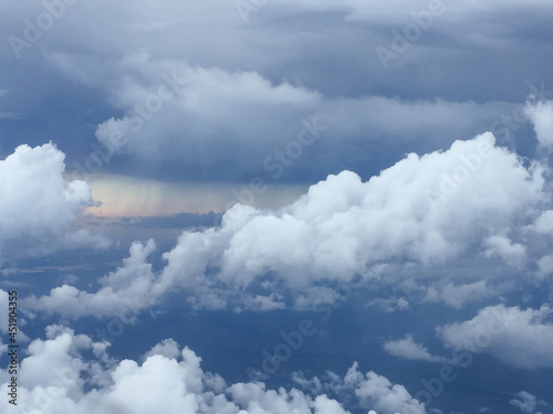 Dramatic clouds during Flight