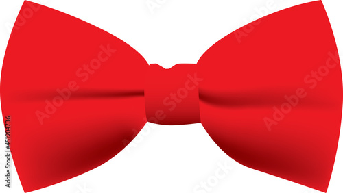 Red stylish bow