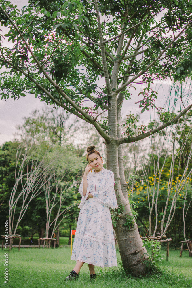 Portrait of a woman decorated in a film style. Portrait of a woman decorated in a film style.