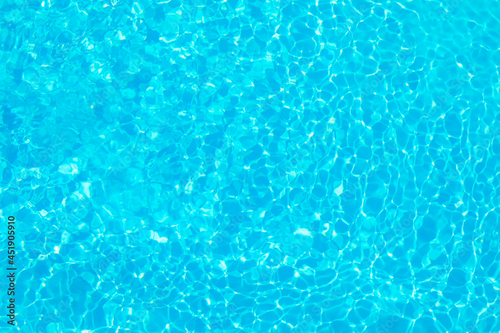 Clear water in swimming pool