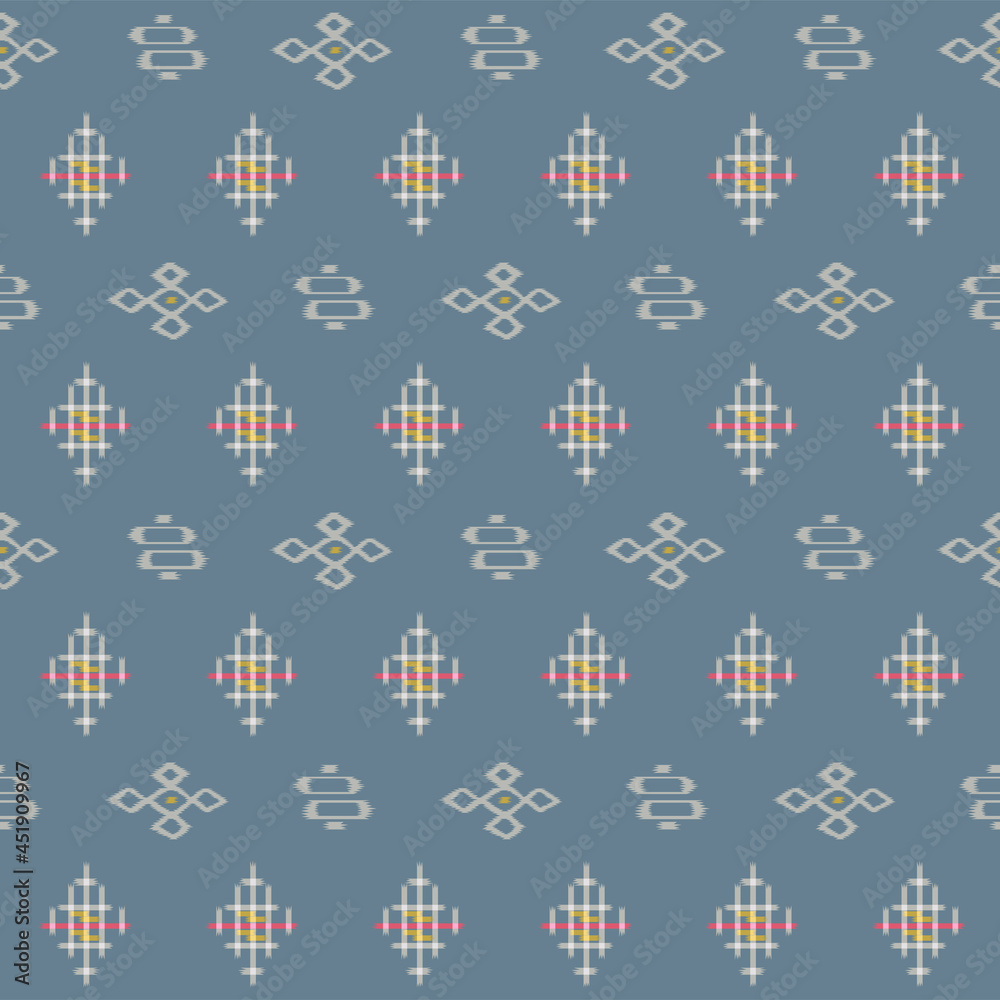 Japanese Diamond Cross Shape Motif Vector Seamless Pattern Japanese Diamond Cross Shape Motif Vector Seamless Pattern