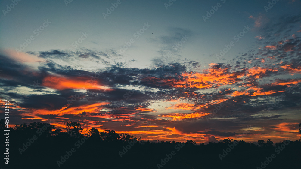 sunset in the sky sunset in the sky