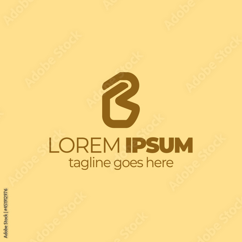 The B initial logo vector.