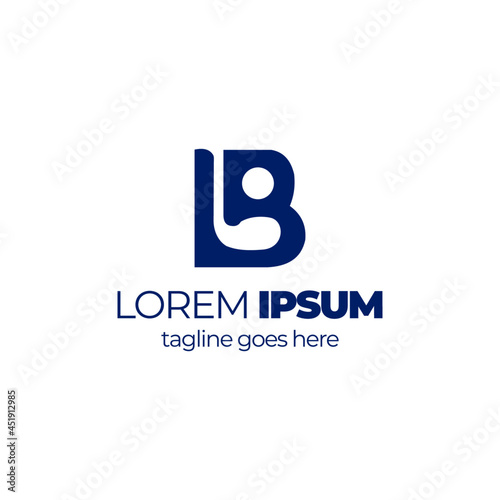 The B initial logo combine with the golf icon.