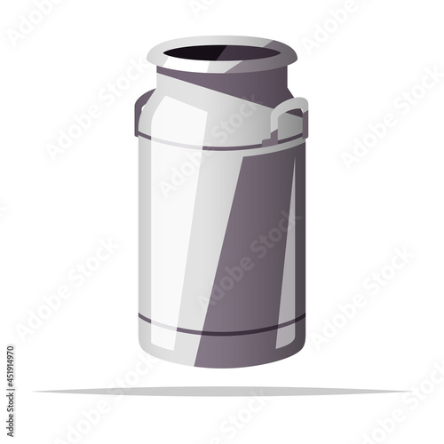 Milk churn can vector isolated illustration