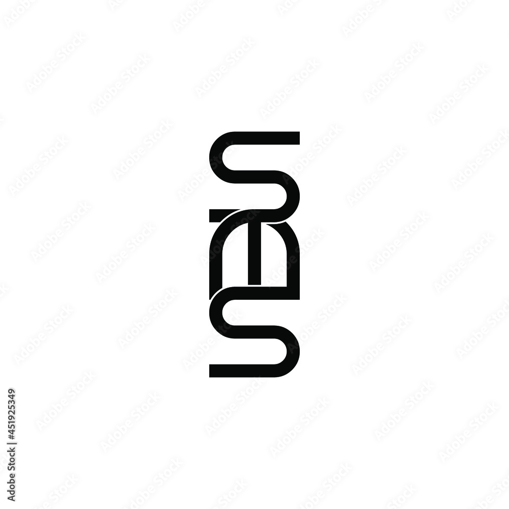 sms initial letter monogram logo design sms initial letter monogram logo design