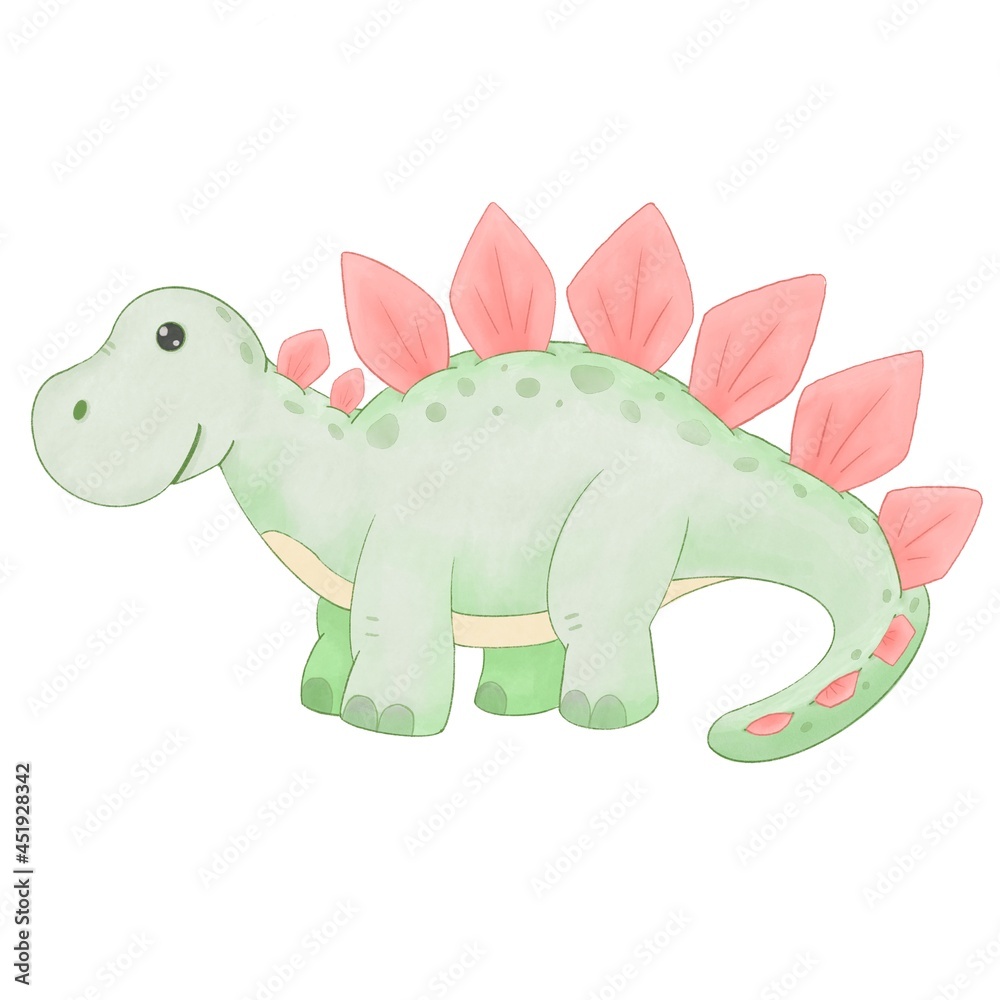 Obraz premium Stegosaurus dinosaurs 