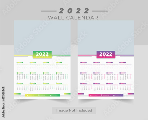 wall calendar 2022
