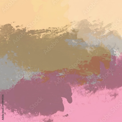 colorful watercolor brush strokes abstract art