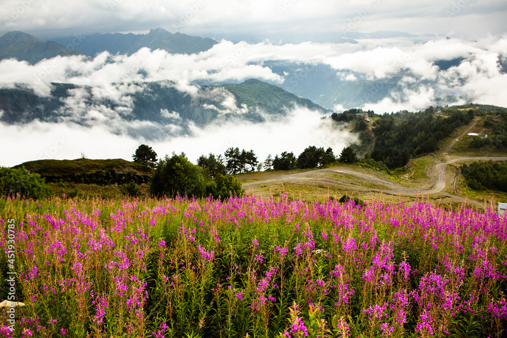 A beautiful landscape photography with Caucasus Mountains in Georgia. A beautiful landscape photography with Caucasus Mountains in Georgia.