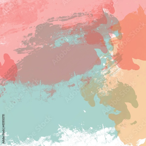 colorful watercolor abstract art for background