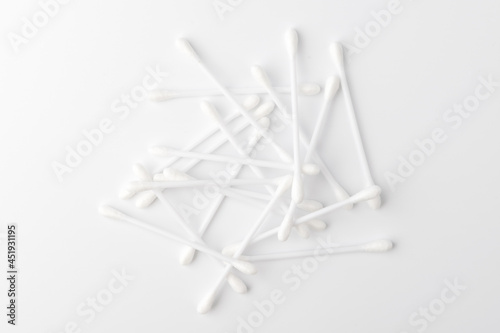 cotton swab on a white background