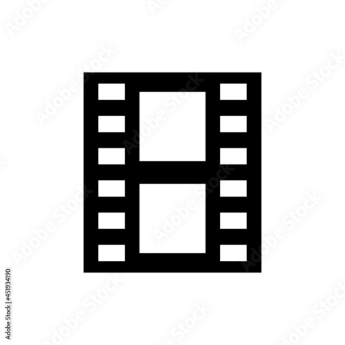 Film reel icon vector