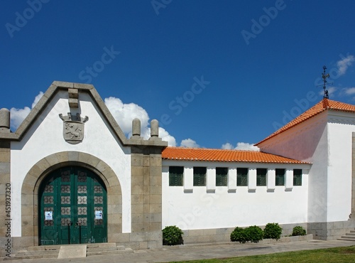 Historic market hall building in Santo Tirso, Porto - Portugal 