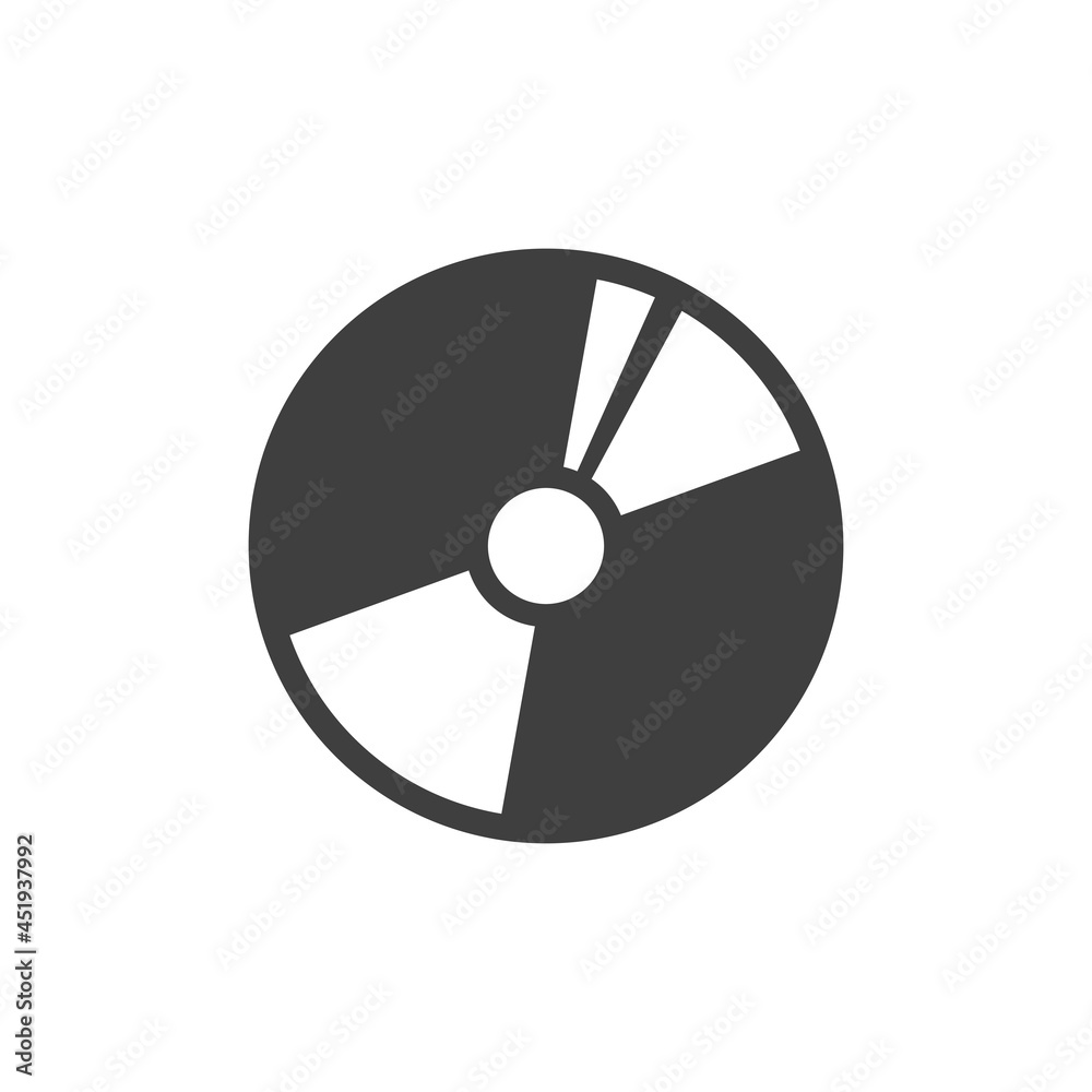 Compact Disk Design Vector Icon Compact Disk Design Vector Icon