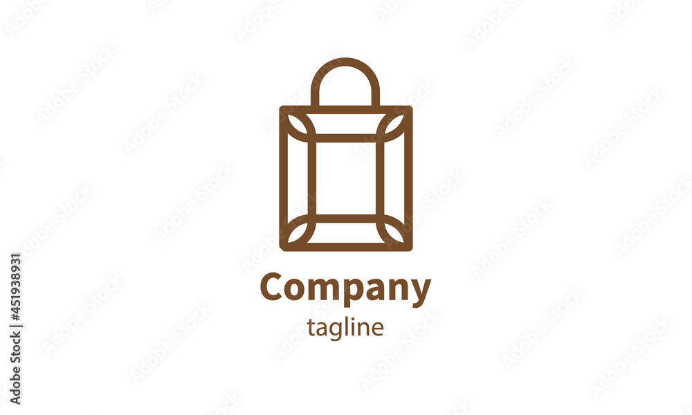 Premium vector shopping bag logo, icon design Premium vector shopping bag logo, icon design