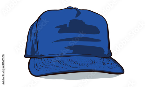 Blank Blue Democratic Hat