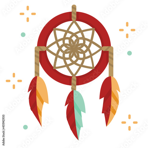 dreamcatcher flat icon