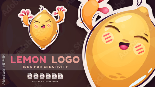 Cartoon character animal sour - cute sticker