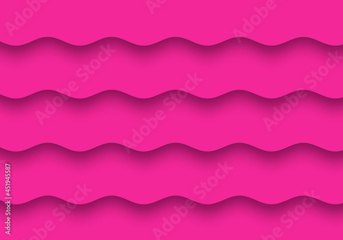 Fondo de capas rosa en ondas y olas superpuestas. photo