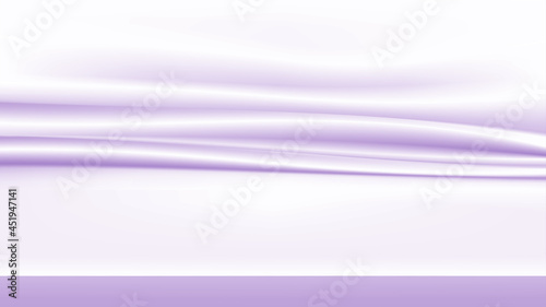Silk background Design for product advertising for catalog.Light purple silk background.Pastel fabric background. smooth texture vector.