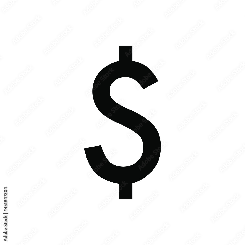 Dollar vector icon. Money illustration symbol. Currency sign or logo. Dollar vector icon. Money illustration symbol. Currency sign or logo.