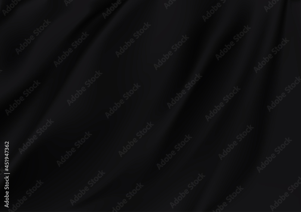 Black luxury fabric background with copy space. Black luxury fabric background with copy space.