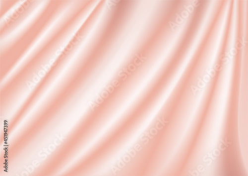 Abstract vector background luxury old rose cloth or liquid wave Abstract or pastel fabric texture background. pink Cloth soft wave. Creases of satin, silk, and cotton.