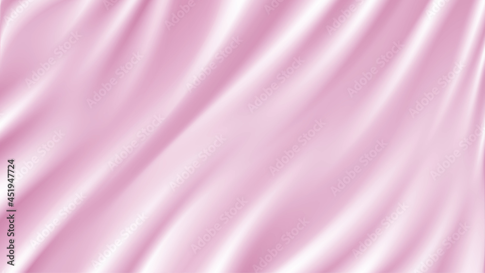 Obraz premium Abstract vector background luxury pink cloth or liquid waveAbstract or golden fabric texture background. Cloth soft wave. Creases of satin, silk, and cotton.Use for flag. pink flag.