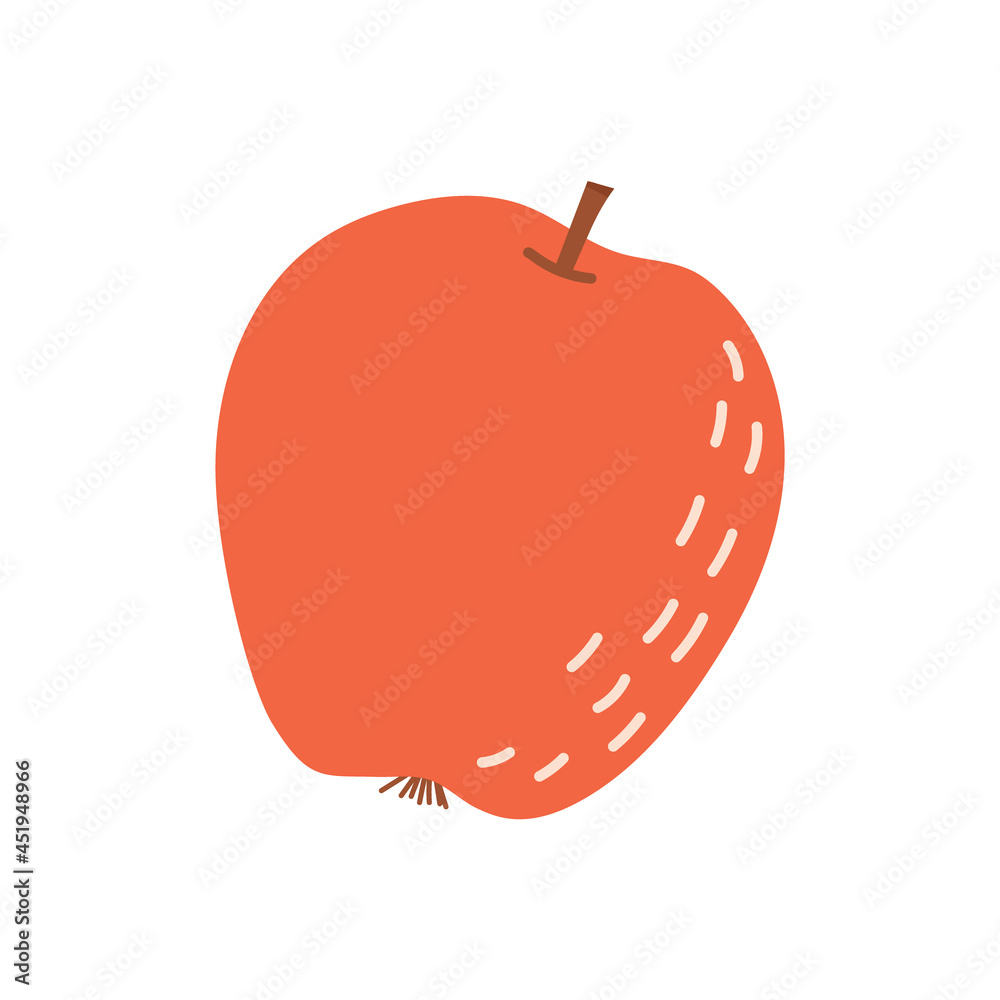 Hand-drawn vector apple. Harvesting concept. Hand-drawn vector apple. Harvesting concept.