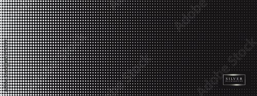 Silver luxury background with beads. Vector illustration.