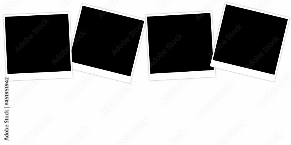 create a blank photo frame combination on a white background create a blank photo frame combination on a white background