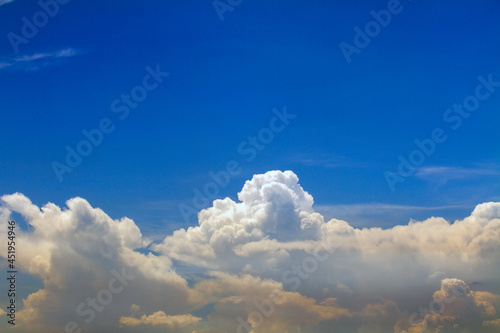 blue sky with clouds