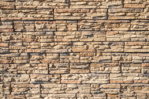 Artificial stone wall as a background.