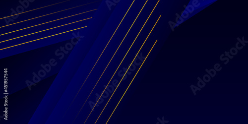 Blue background with gold design