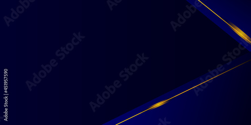 Blue background with gold design
