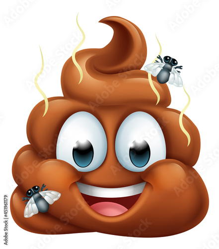 Happy Poop Poo Emoticon Poomoji Emoji Icon