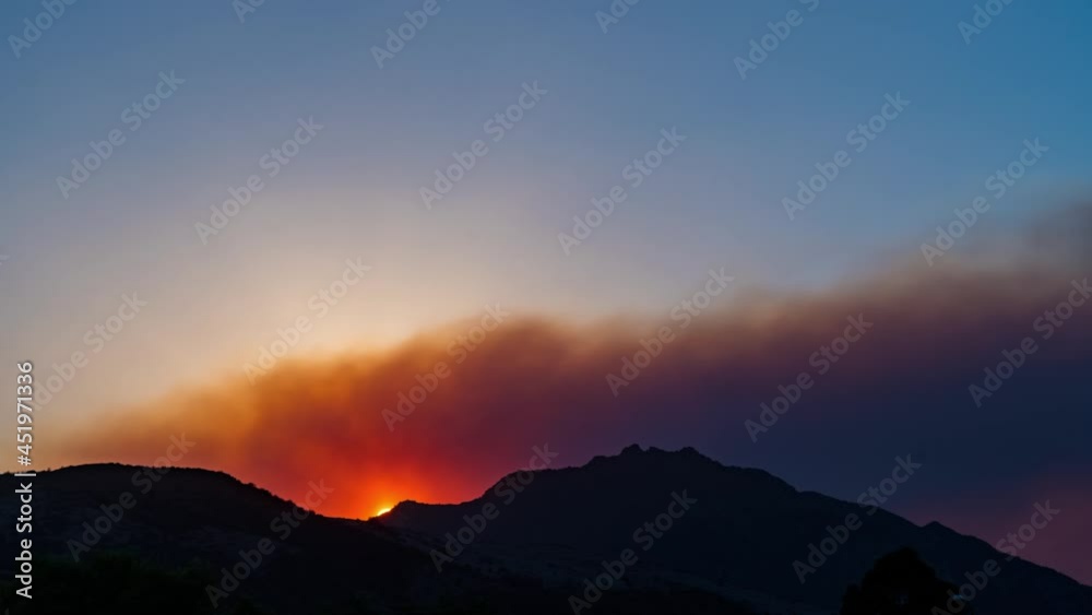 Woolsey Fire, Malibu California Post fire Burnt Mountains
Time Lapse