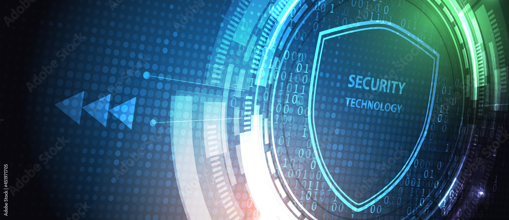 internet digital security technology concept for business background. Lock on circuit board internet digital security technology concept for business background. Lock on circuit board