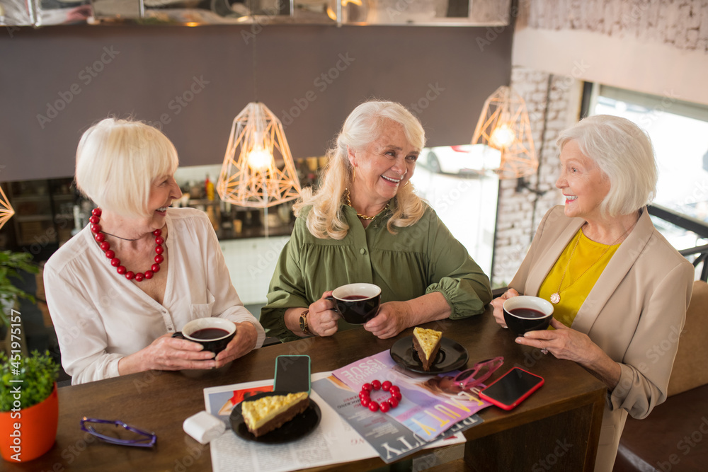 Women feeling great while spending time together Women feeling great while spending time together