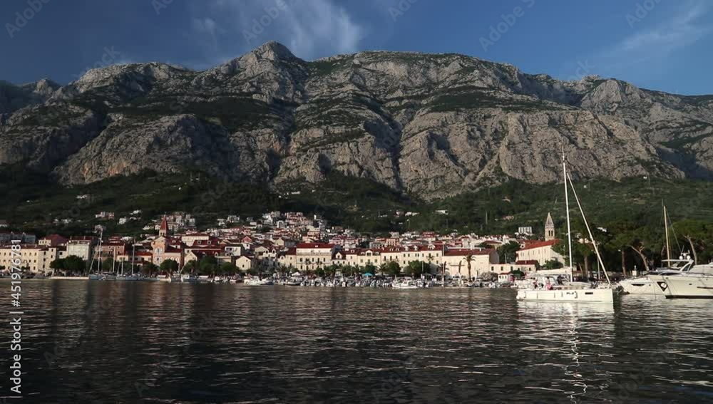 Makarska, Croatia. Resort town in Dalmatia. Makarska Riviera. Makarska, Croatia. Resort town in Dalmatia. Makarska Riviera.