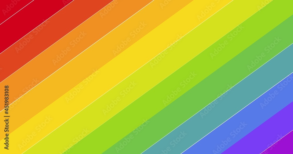 Fototapeta premium Picture with lgbtq rainbow colors stripes