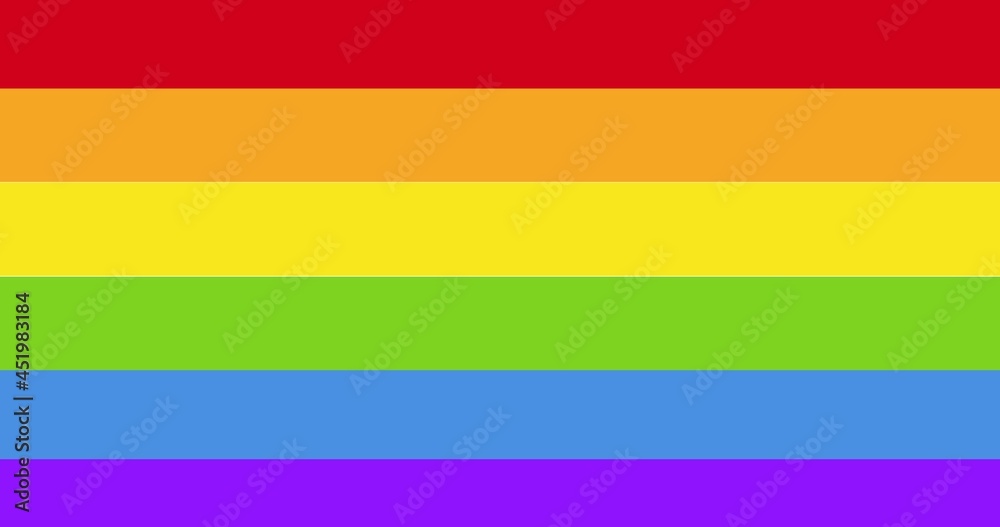 Picture with lgbtq rainbow colors stripes