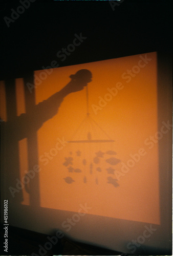 baby mobile shadow