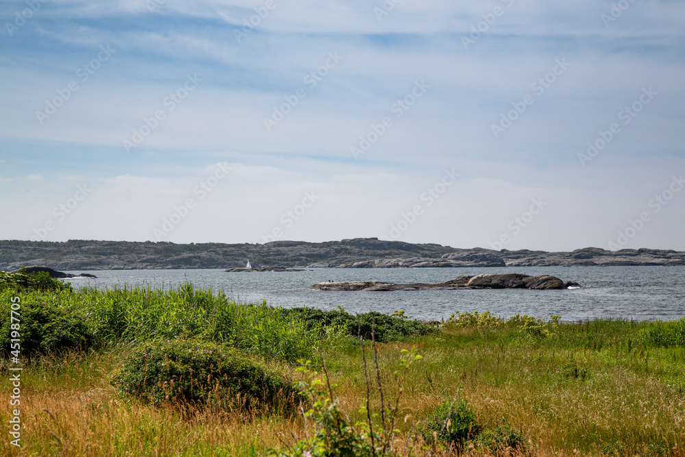 Swedish West Coast. Sea coast landscape 